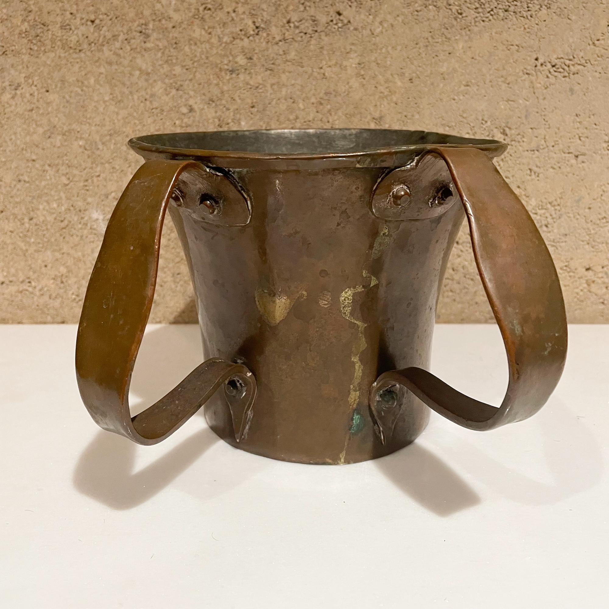 antique copper cup