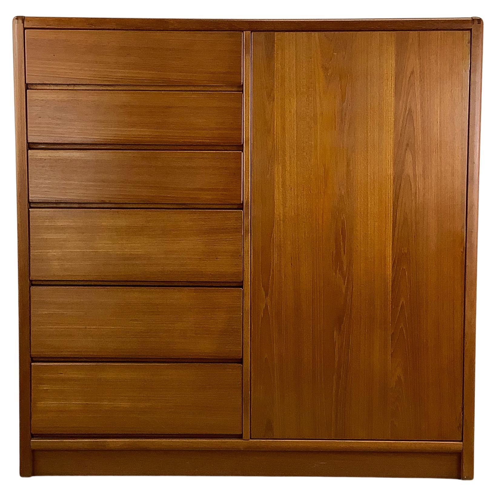 Vintage Modern Teak Armoire at 1stDibs