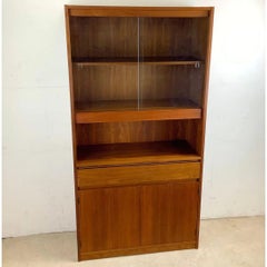 Bibliothèque et vitrine Vintage Modernity en teck