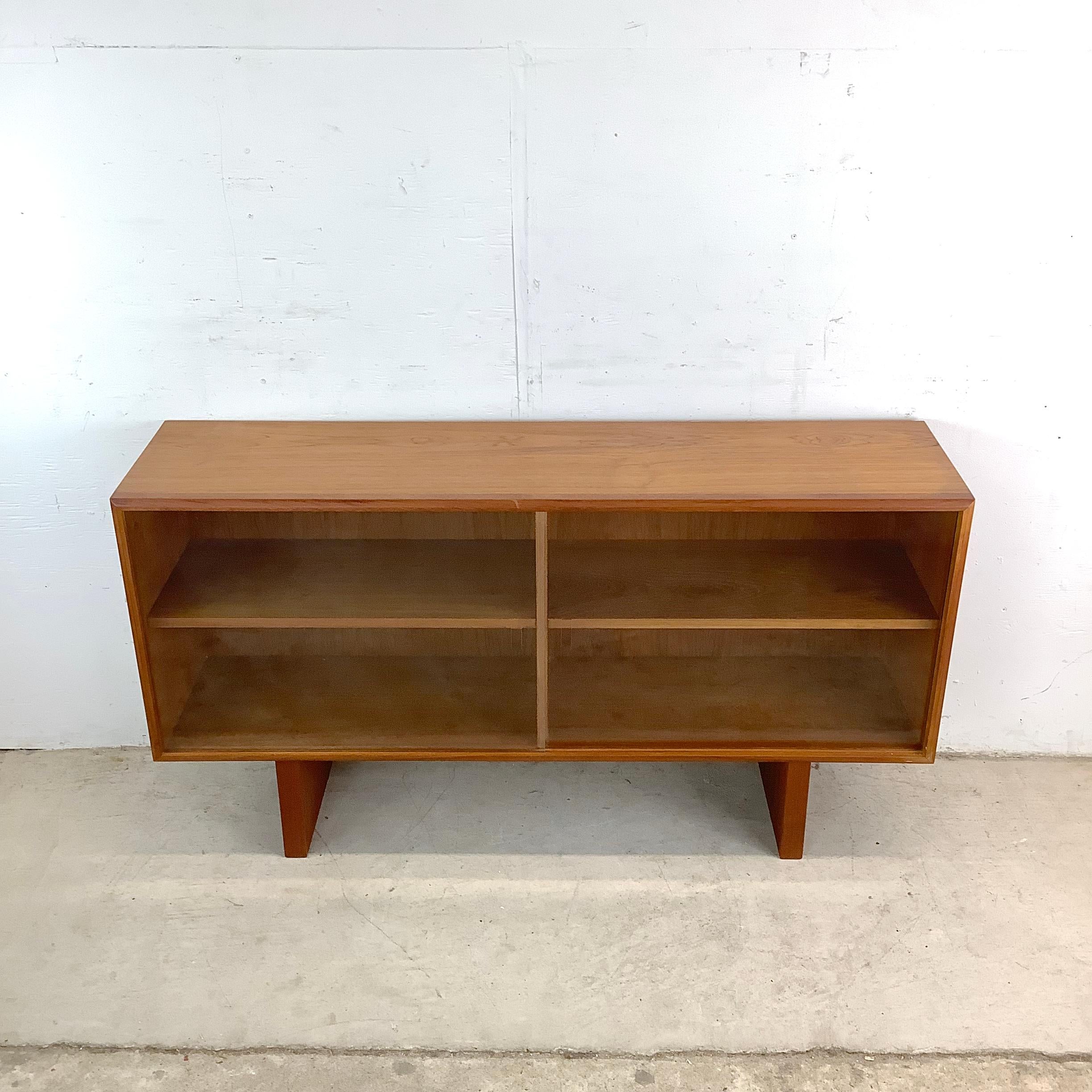 Vintage Modern Teak Bücherregal Topper (Skandinavische Moderne) im Angebot