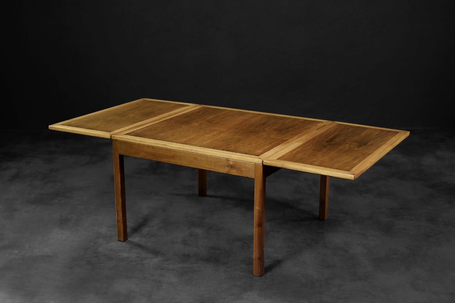 Vintage Modern Teak Drop-Leaf Coffee Table 5362 by Børge Mogensen for Fredericia In Good Condition For Sale In Warszawa, Mazowieckie