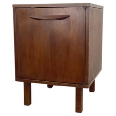 Vintage Modern Teak Record Cabinet or Nightstand