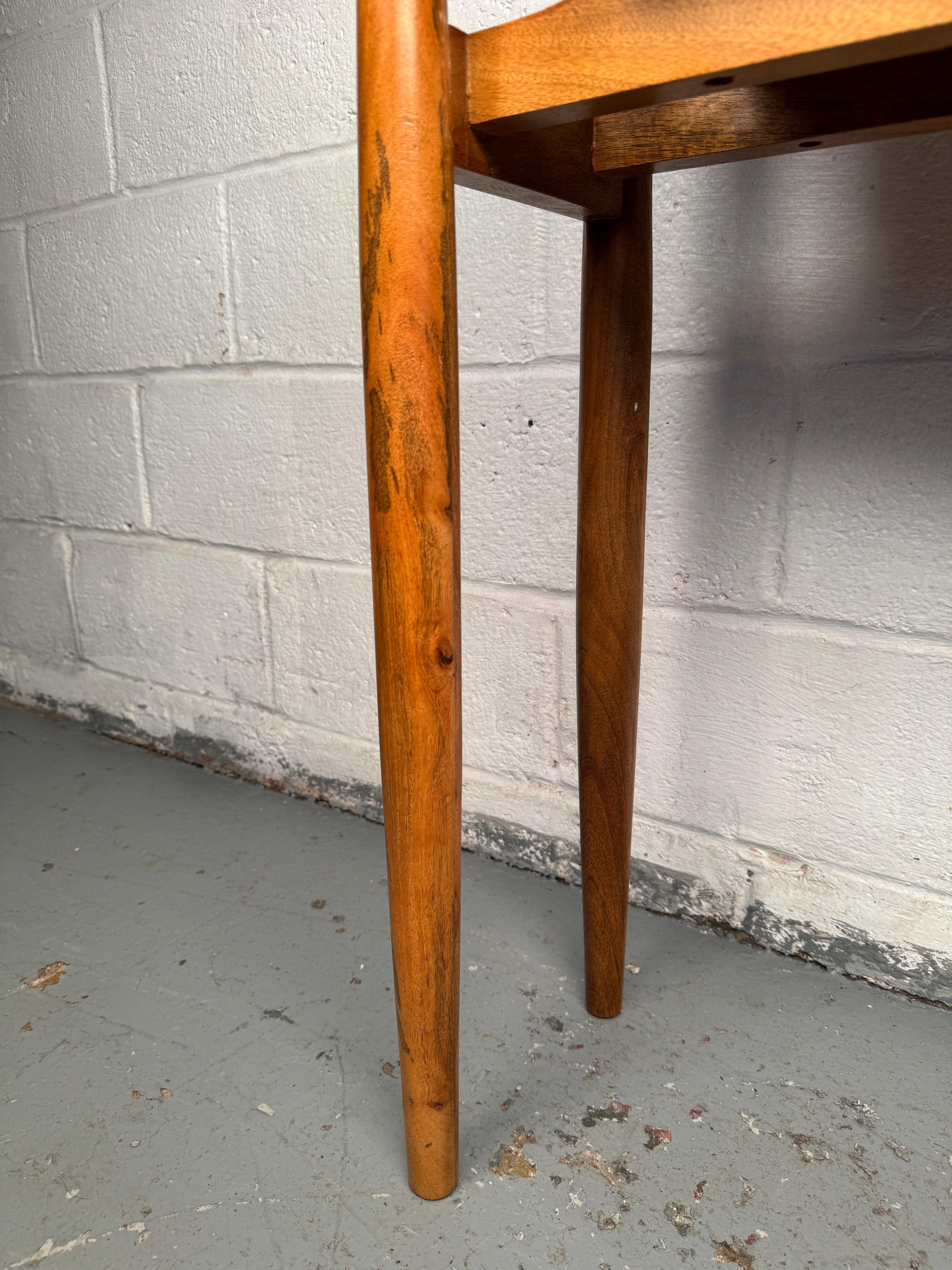 Vintage Modern Three Drawer Console Table For Sale 2