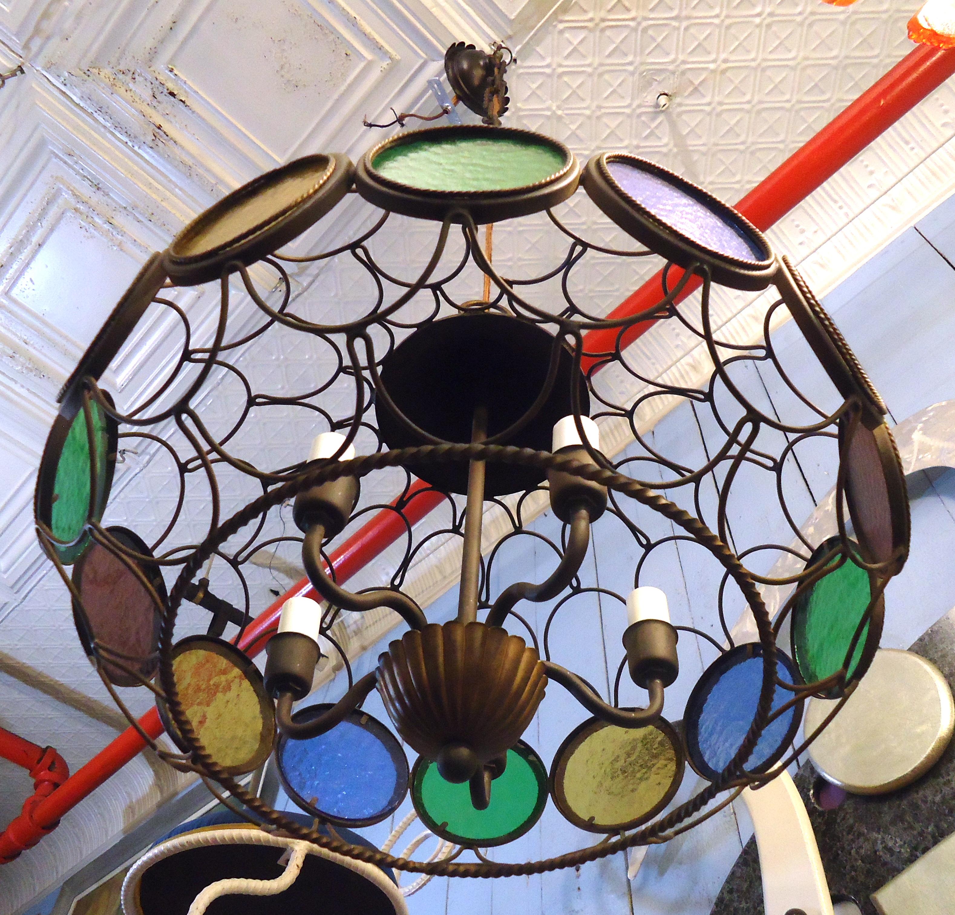 globe chandelier modern