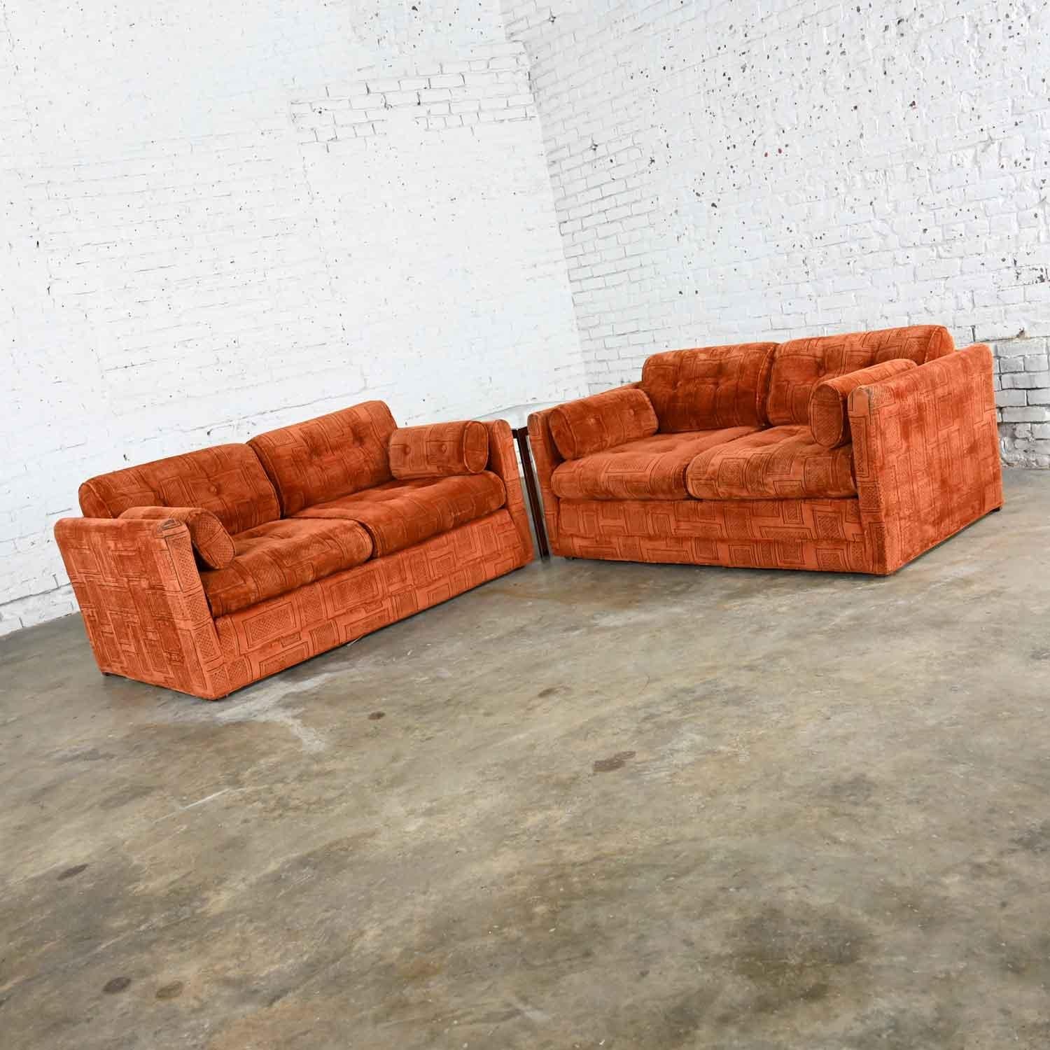 rust color furniture