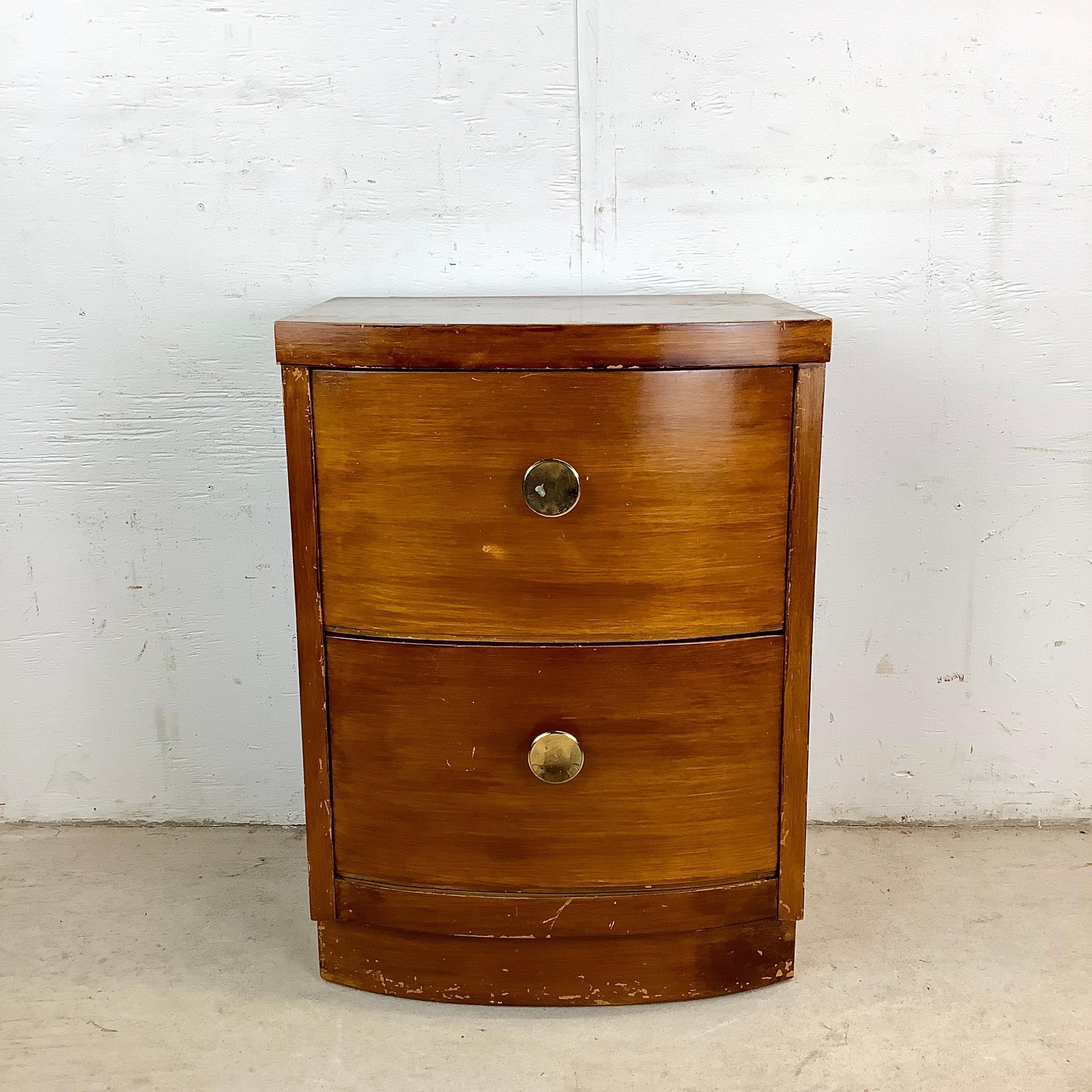 Comodino a due cassetti Vintage By in vendita 10