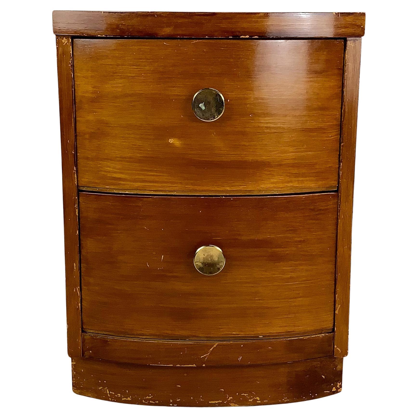 Comodino a due cassetti Vintage By in vendita