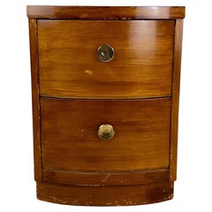 Vintage Modern Two Drawer Nightstand