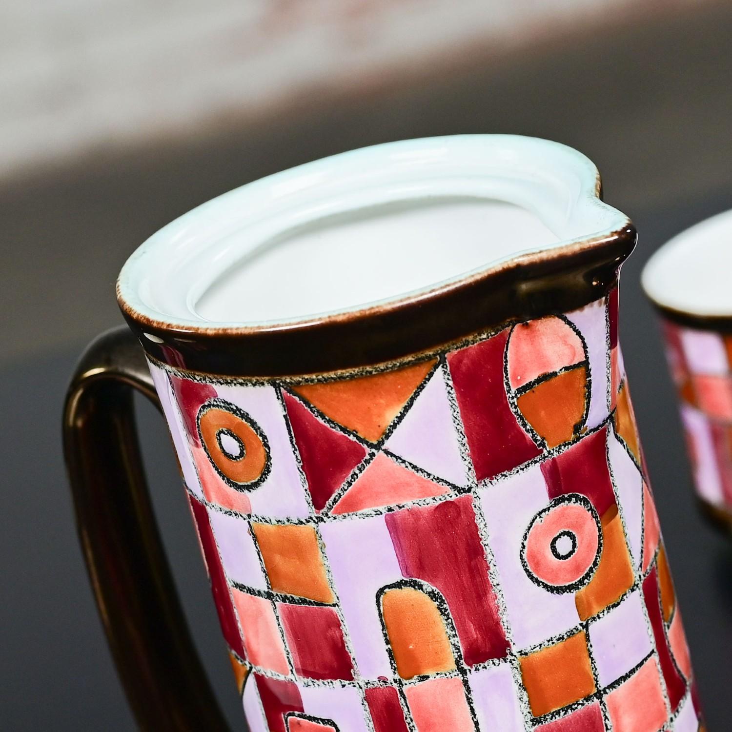 Servizio da caffè moderno vintage in ceramica Vega Made in Ecuador di Eduardo Vega in vendita 3