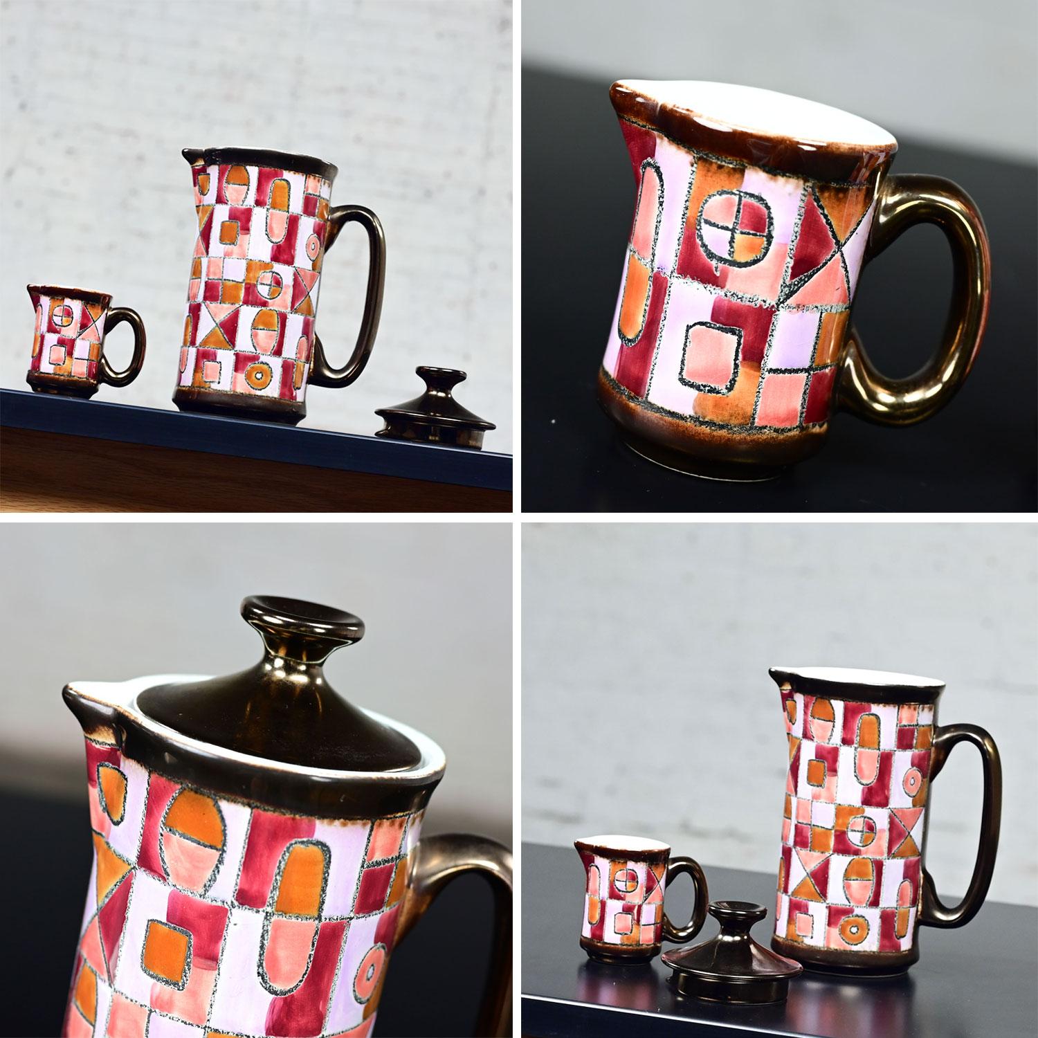 XX secolo Servizio da caffè moderno vintage in ceramica Vega Made in Ecuador di Eduardo Vega in vendita