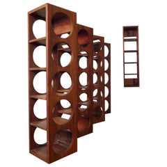 Vintage Modern Wall Hanging Wine Racks