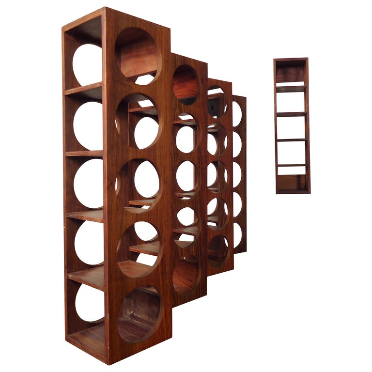 Vintage Modern Wall Hanging Wine Racks For Sale At 1stdibs