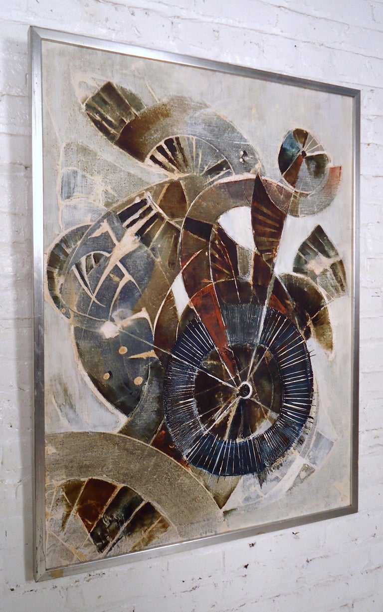 Vintage Modern Wall Painting For Sale at 1stDibs