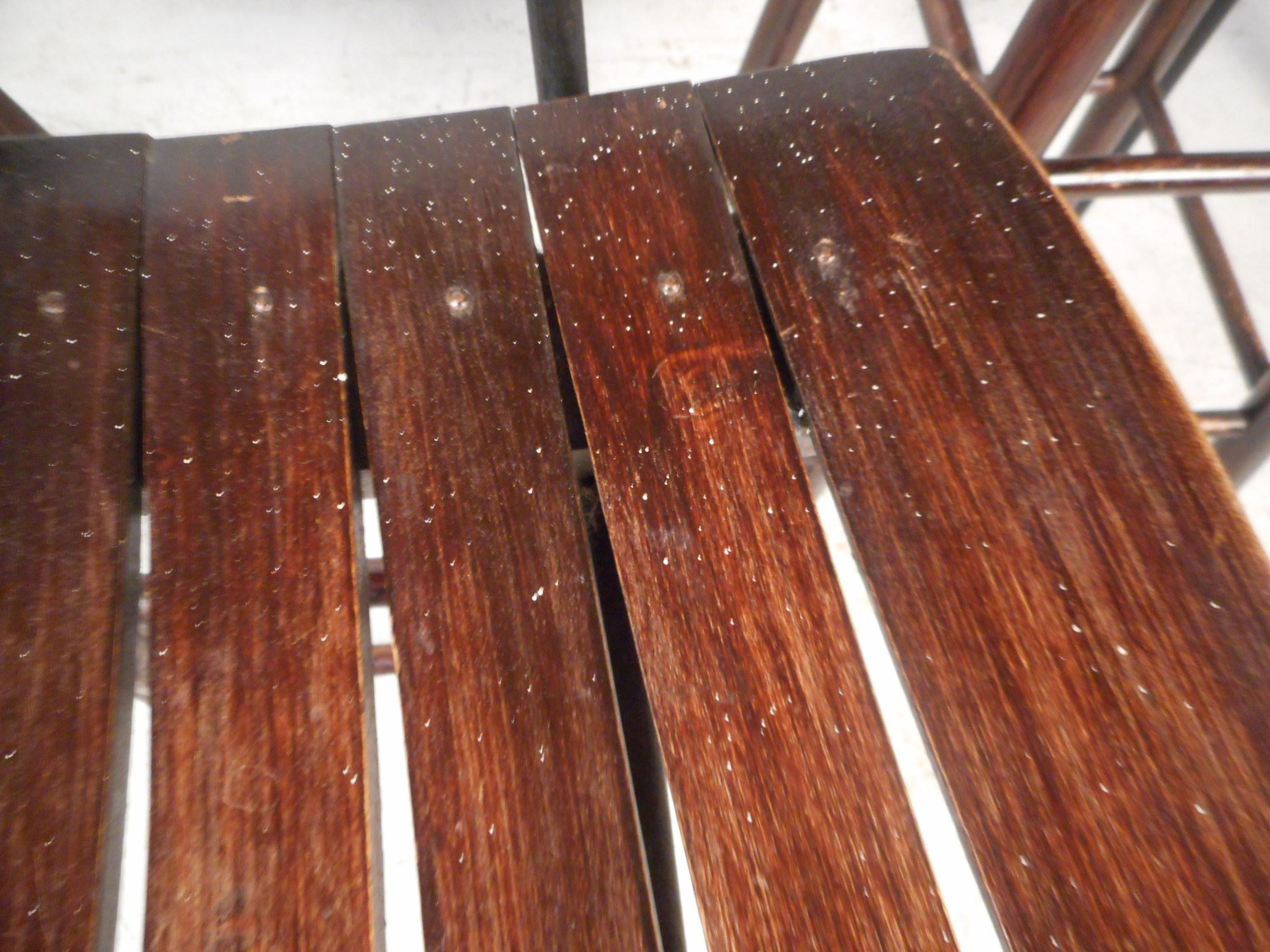 Taburetes de madera modernos vintage en venta 6