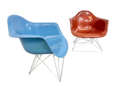 Vintage Modernica Fiberglass Shell Chairs - Set of 2