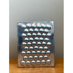 Vintage Modernist Aluminum Vase