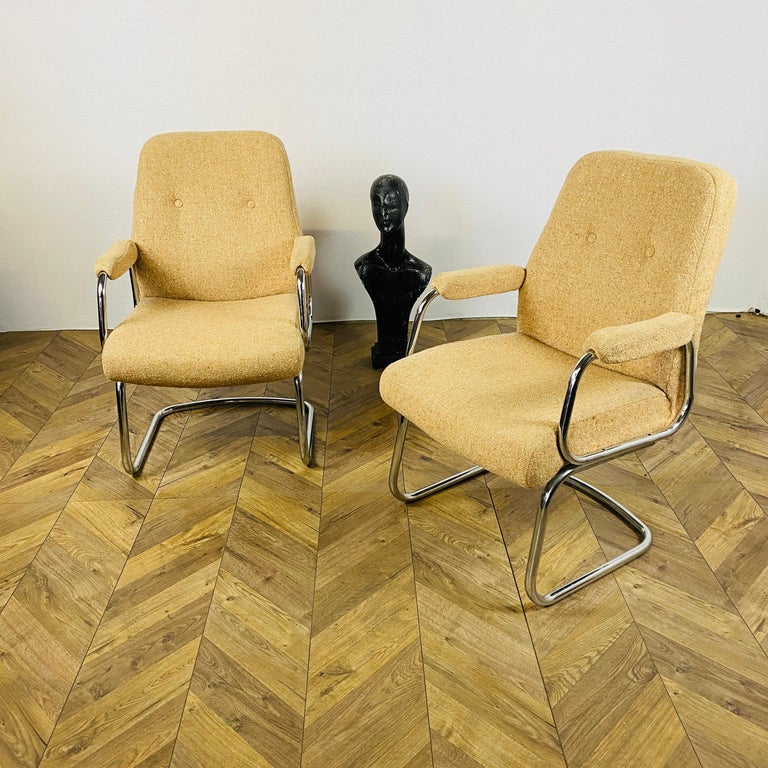 Vintage Modernist Armchairs by Evertaut, Set of 2 at 1stDibs