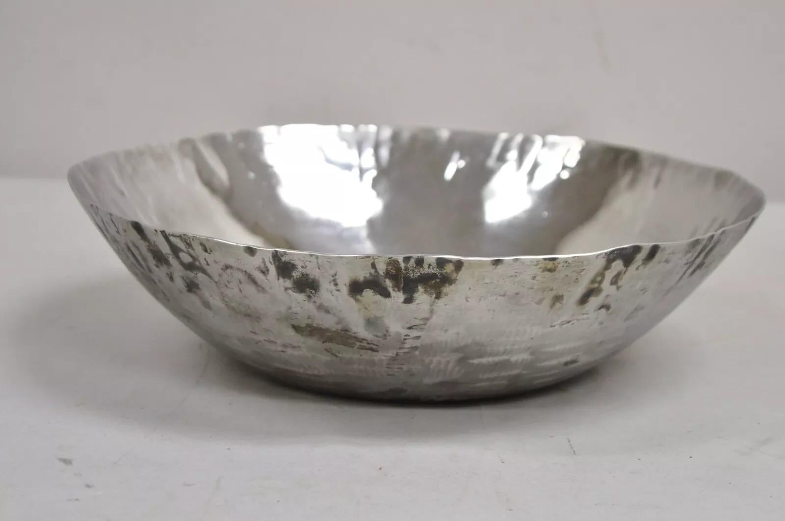 Vintage Modernist Art Deco Hand gehämmert 13 