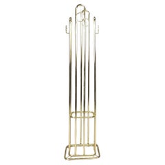 Appendiabiti modernista vintage in ottone anni '70