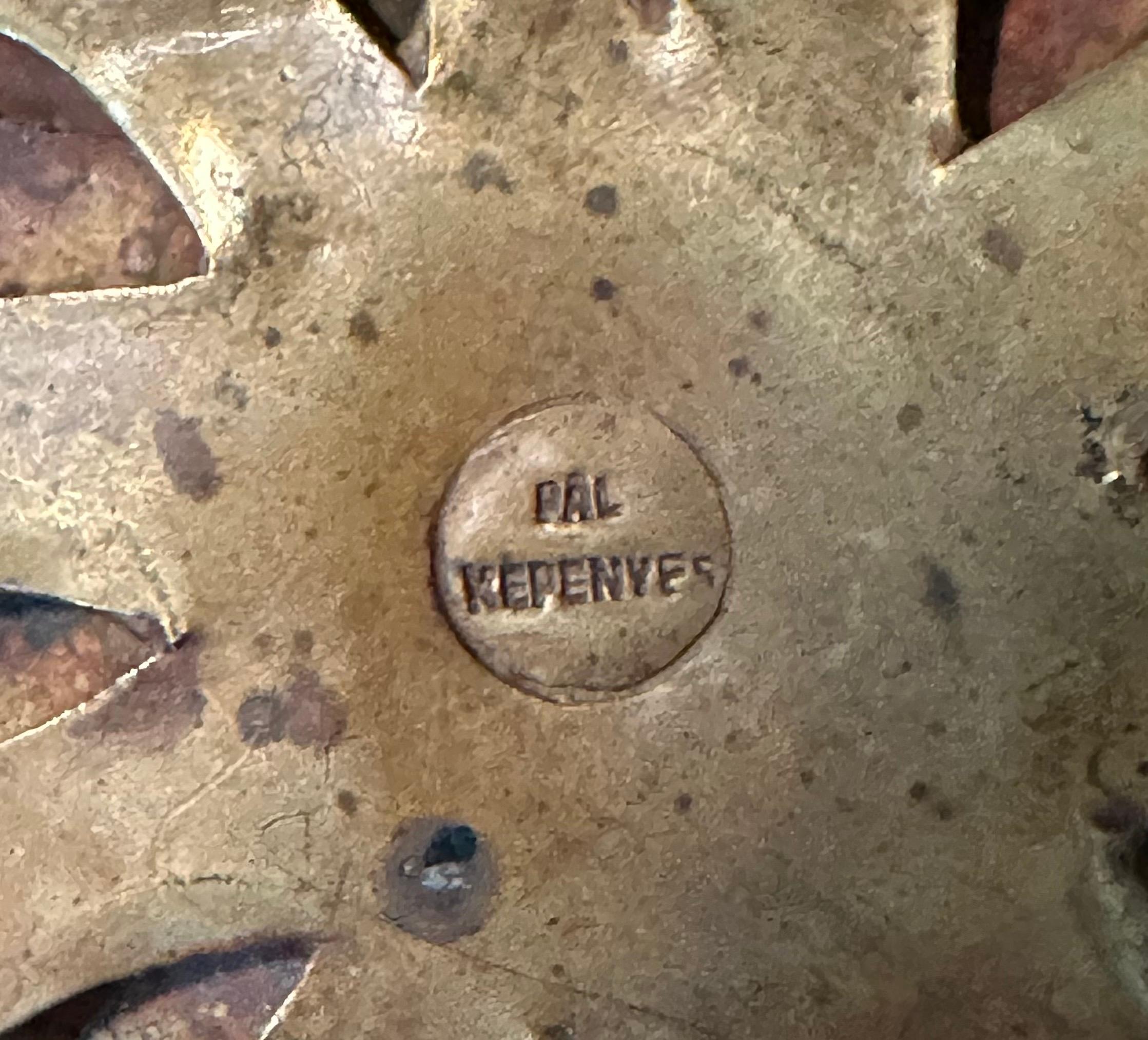 Vintage Modernist Bronze Löwe Halskette von Pal Kepenyes im Angebot 10