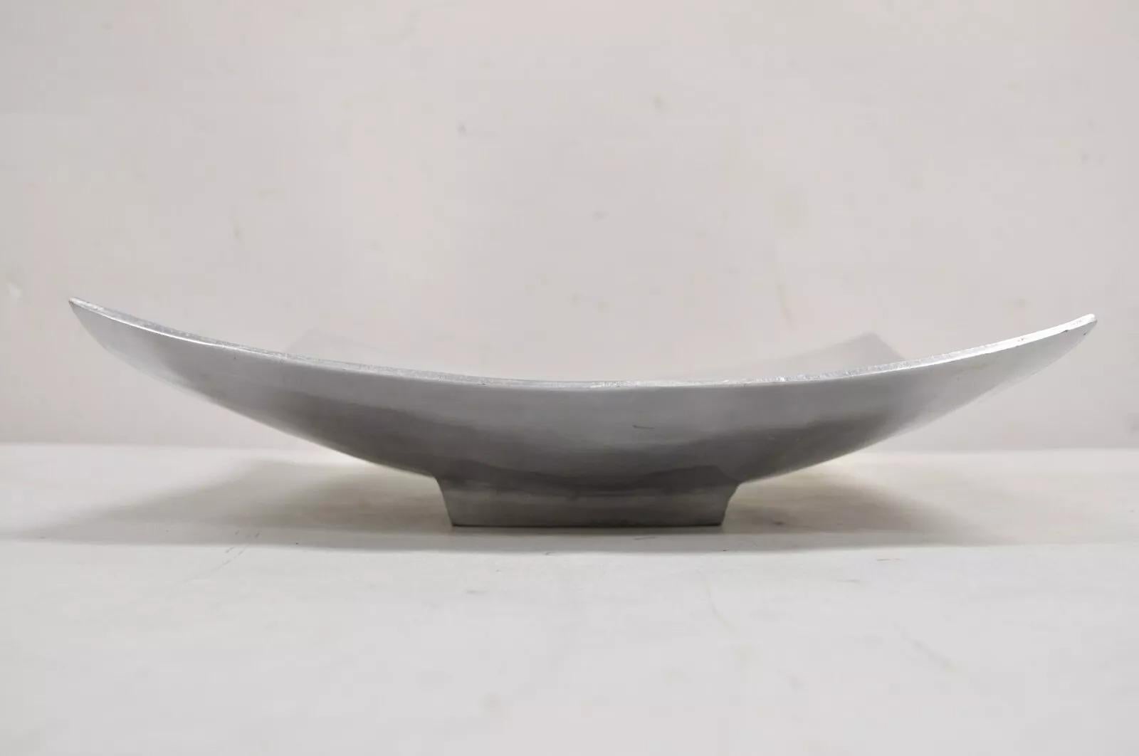 Vintage Modernist Cast Aluminum 12