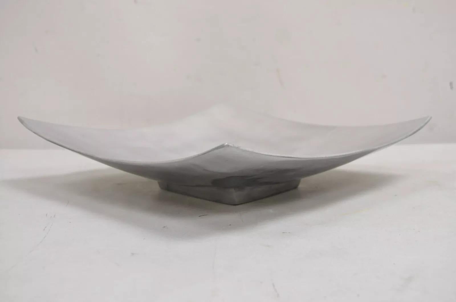 Vintage Modernist Cast Aluminum 12