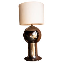 Vintage Modernist Chrome Table Lamp