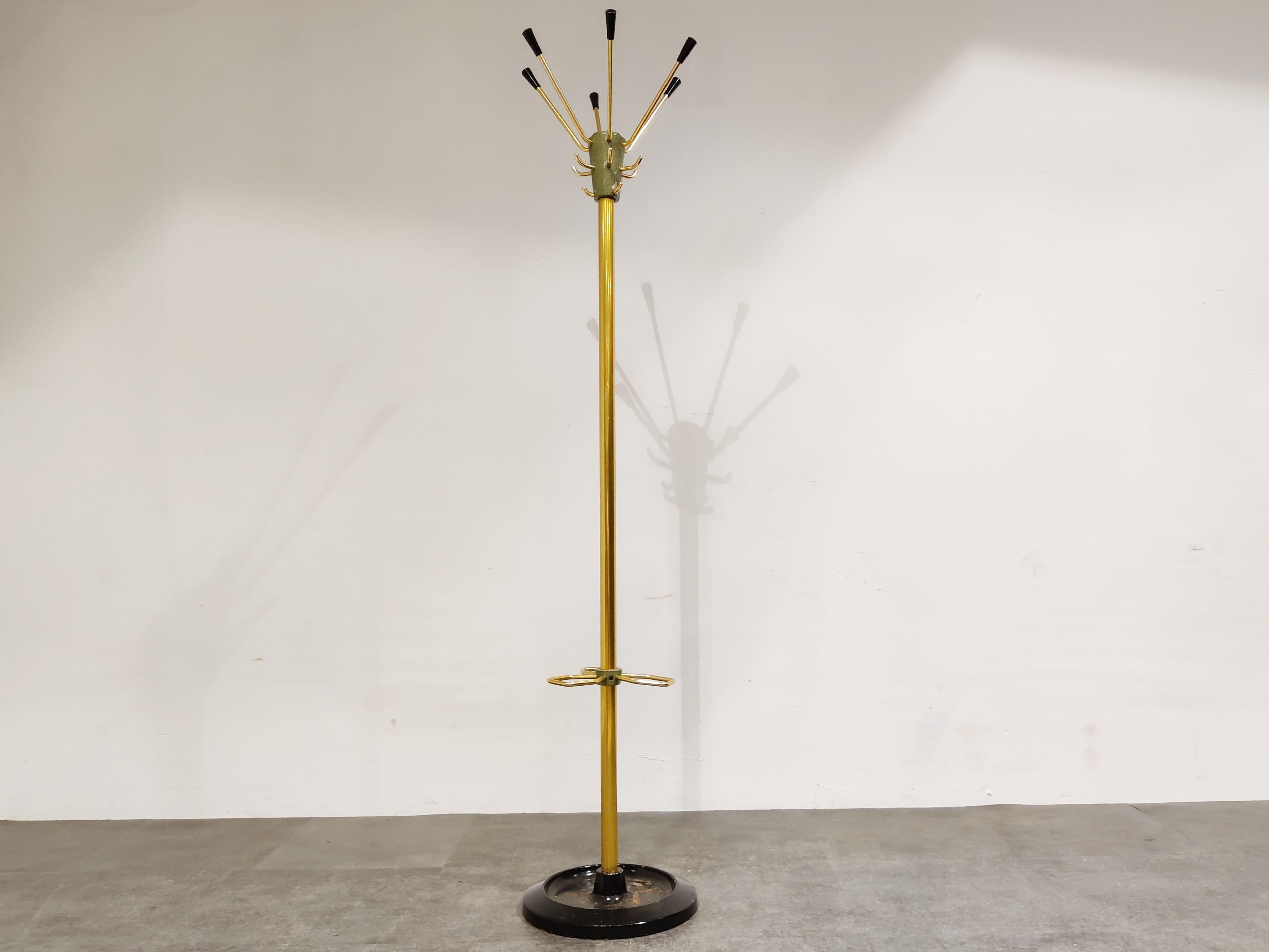 Mid-Century Modern Vintage Modernist Coat Stand by Jacques Adnet, 1950s