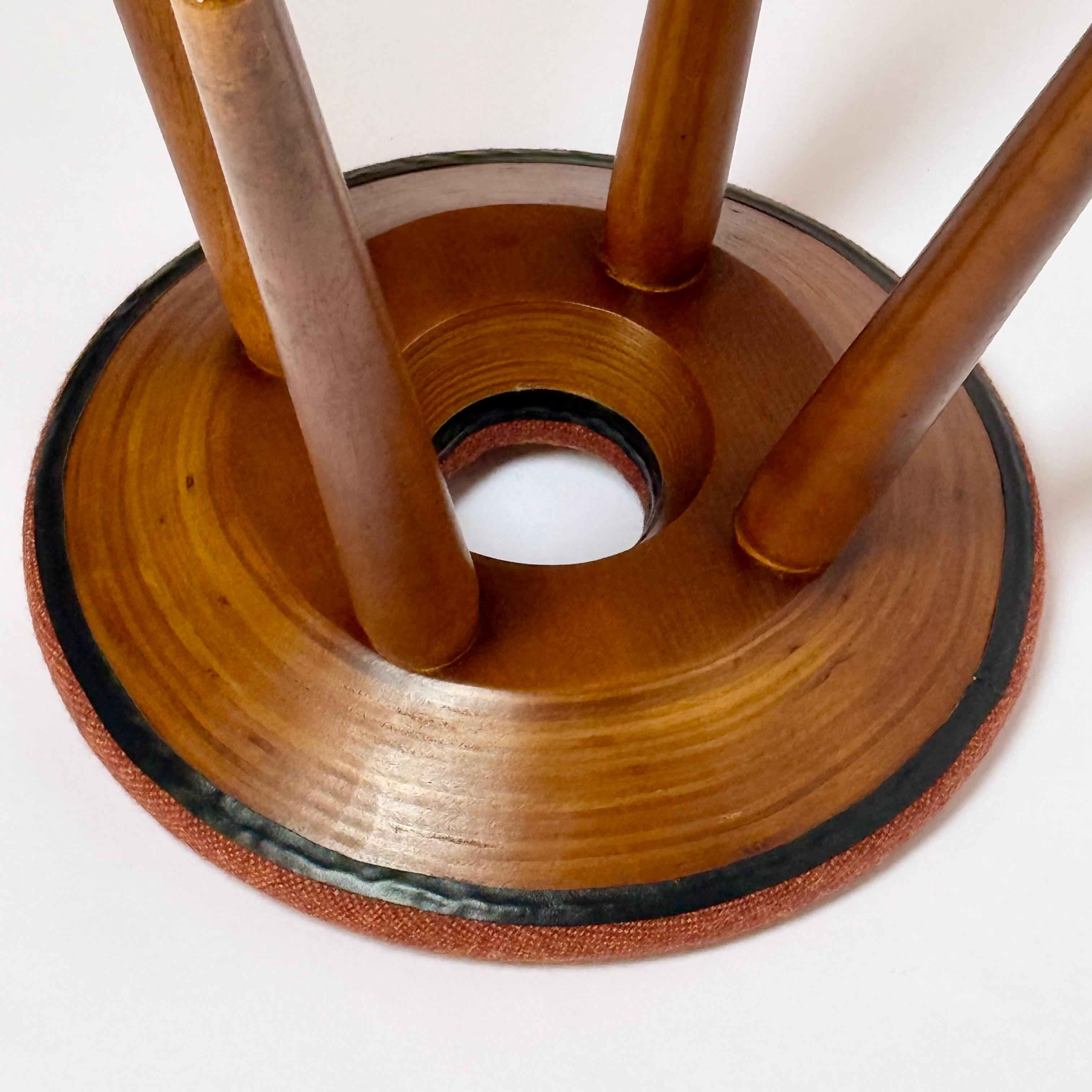 Vintage Modernist Japanese Ring Stool c1970s For Sale 5