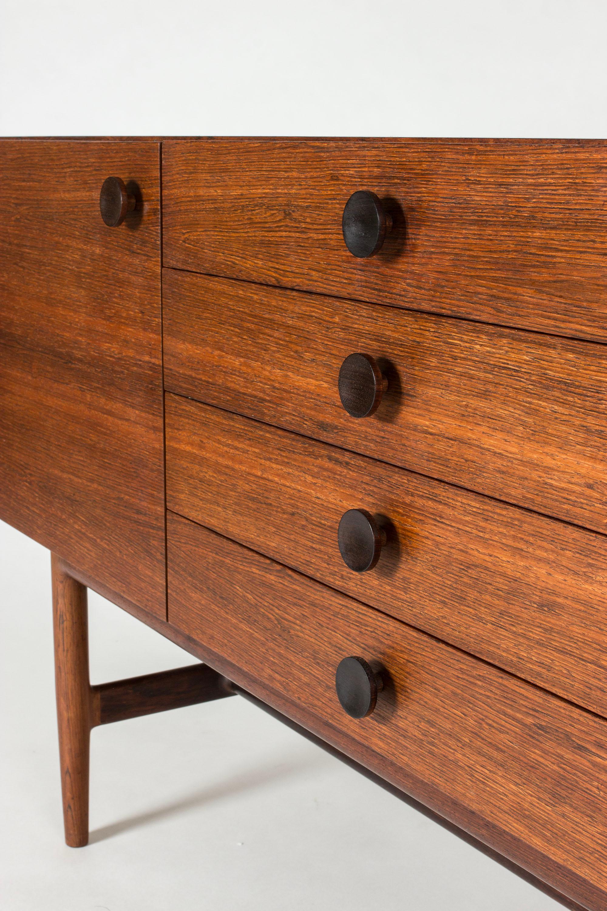 Rosewood Vintage Modernist Sideboard by Ib Kofod Larsen, Denmark, 1960s For Sale