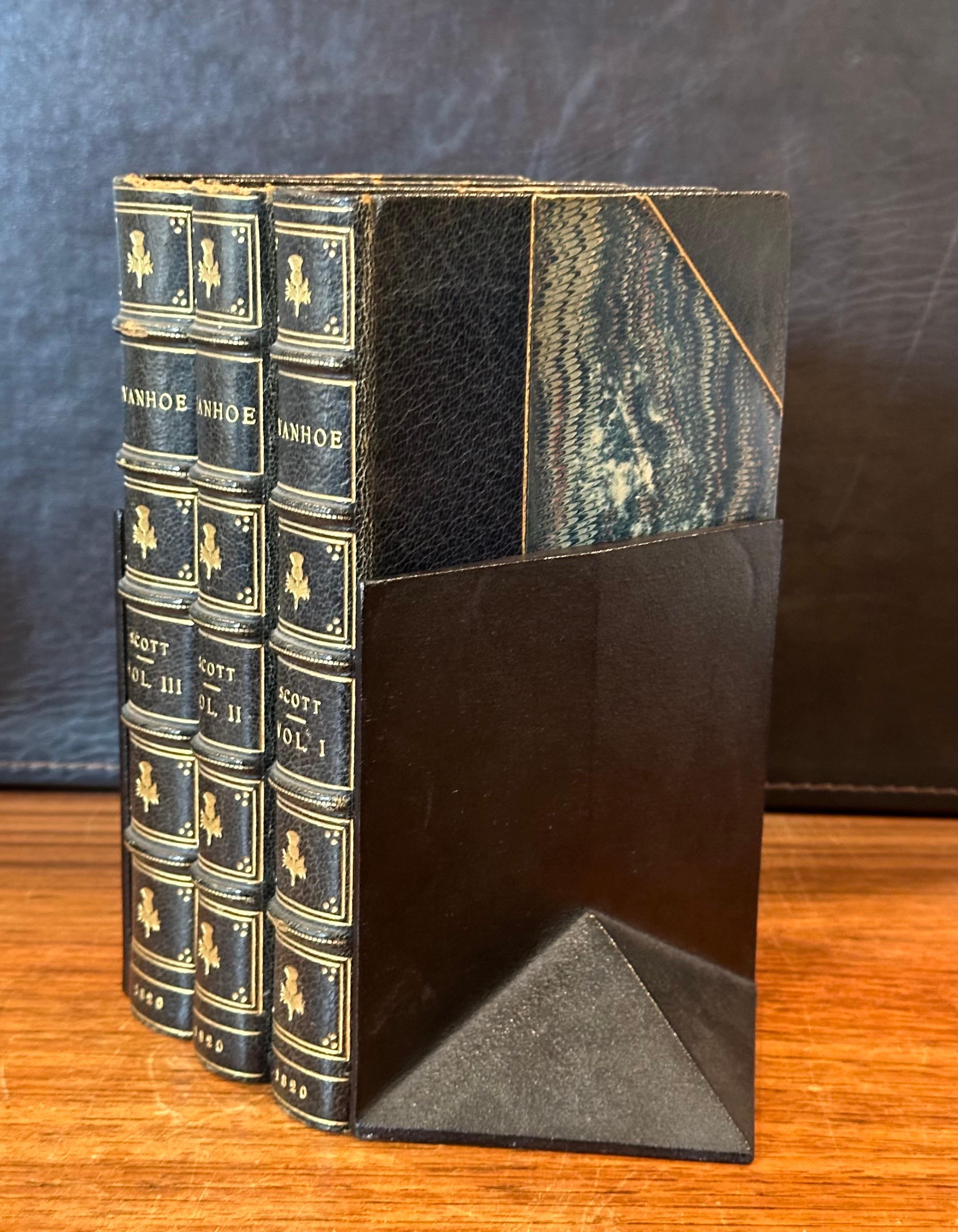 Vintage Modernist Steel Bookends by Kikichi Hojudo 4