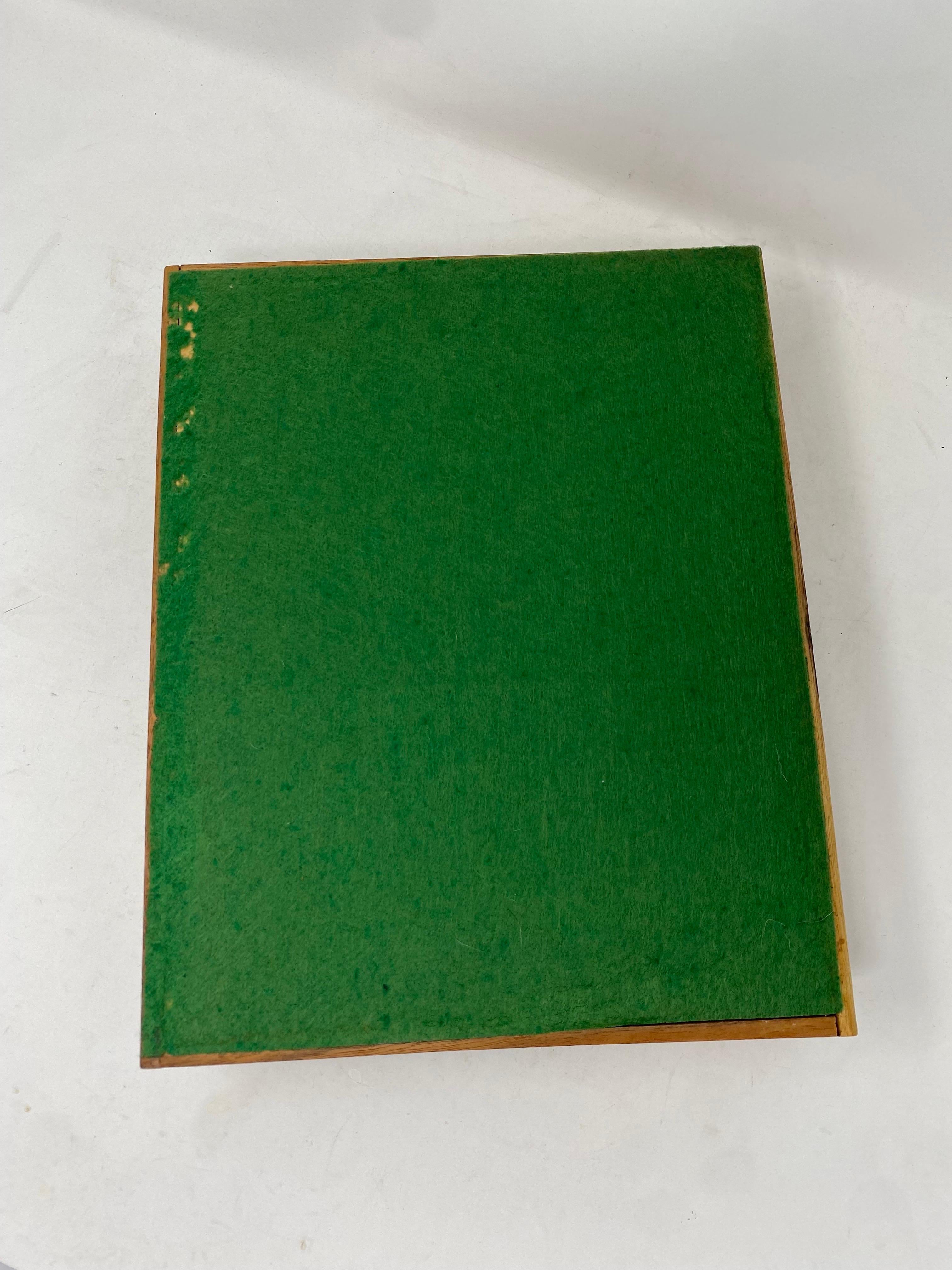 Vintage Modernist Teak Paper Desk Tray For Sale 2