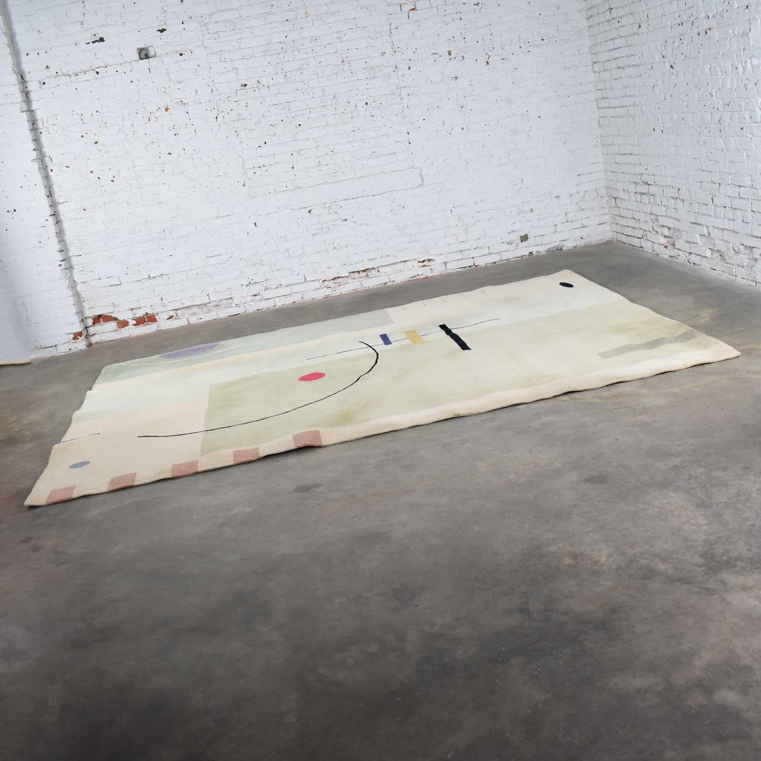 Vintage Modernist Wool Rug by Meinecke Collection Exclusively for Herman Miller 6