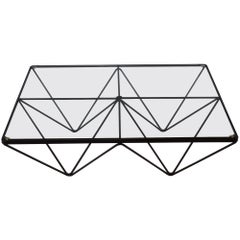 Vintage Modernistic Coffee Table in Style of Paolo Piva for B&B Italia