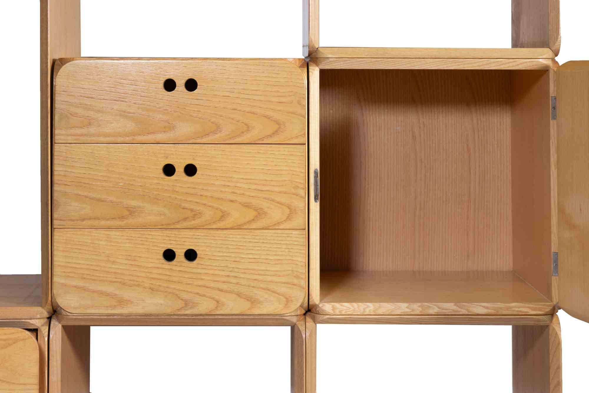 Modulares Vintage-Bücherregal „Samara“ von Jan de Vries, Italien, 1970er Jahre 1