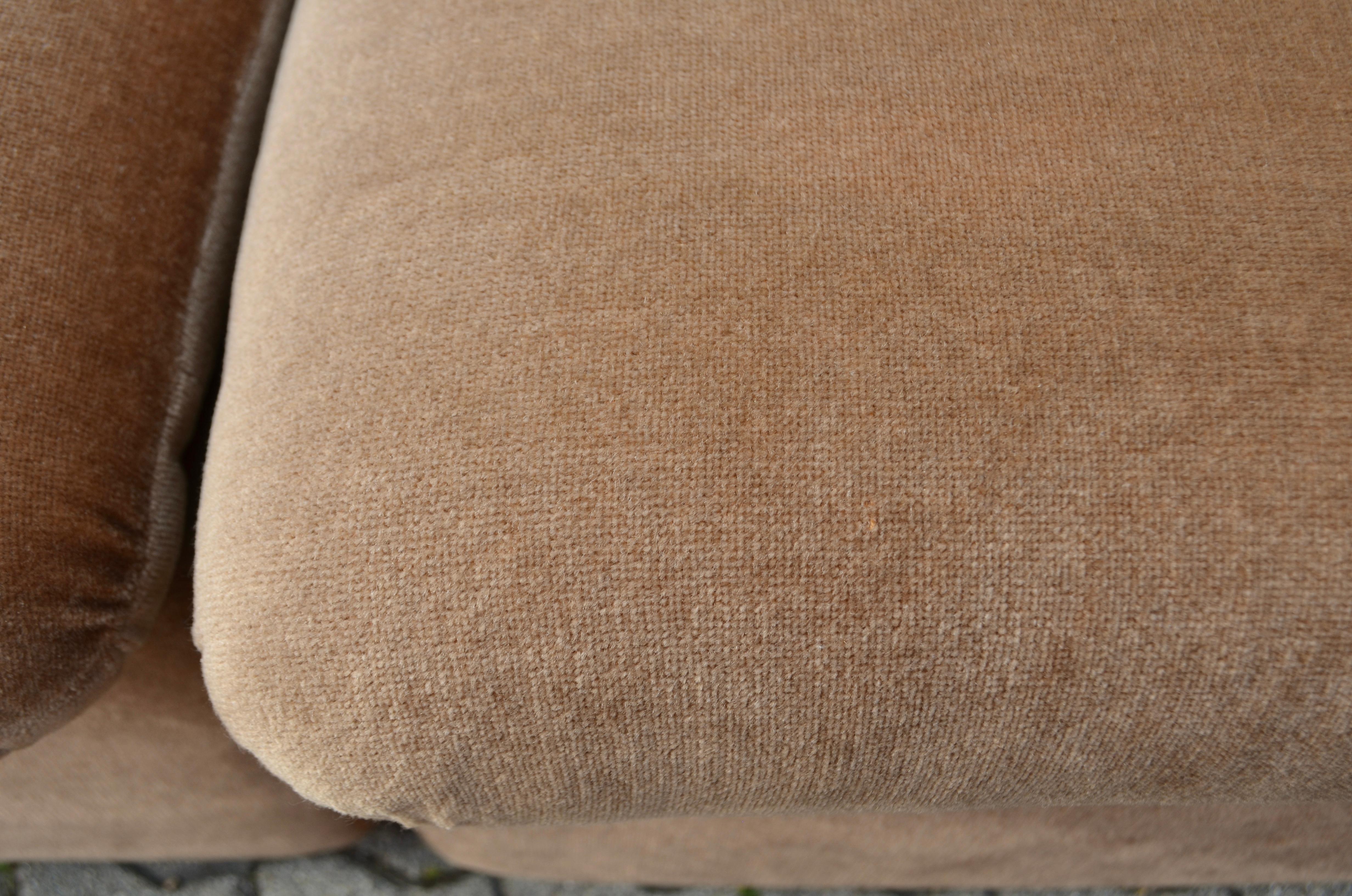 Vintage Modular Brown Sectional Sofa 1970 4