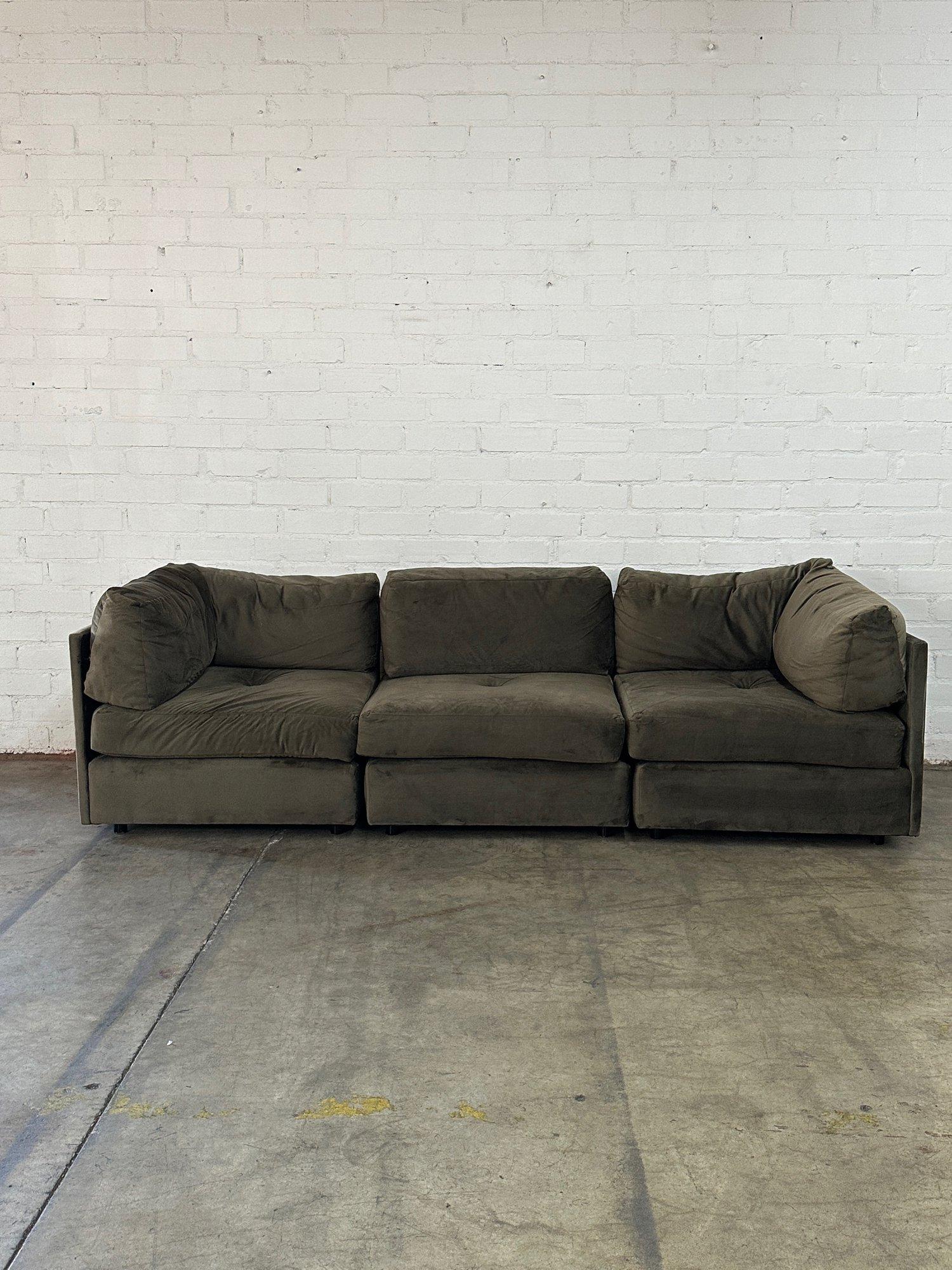 Vintage Modular Eight Piece Sectional For Sale 10