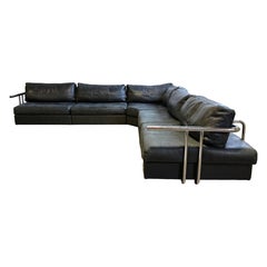 Vintage Modular Leather Sofa by Eilersen, Denmark