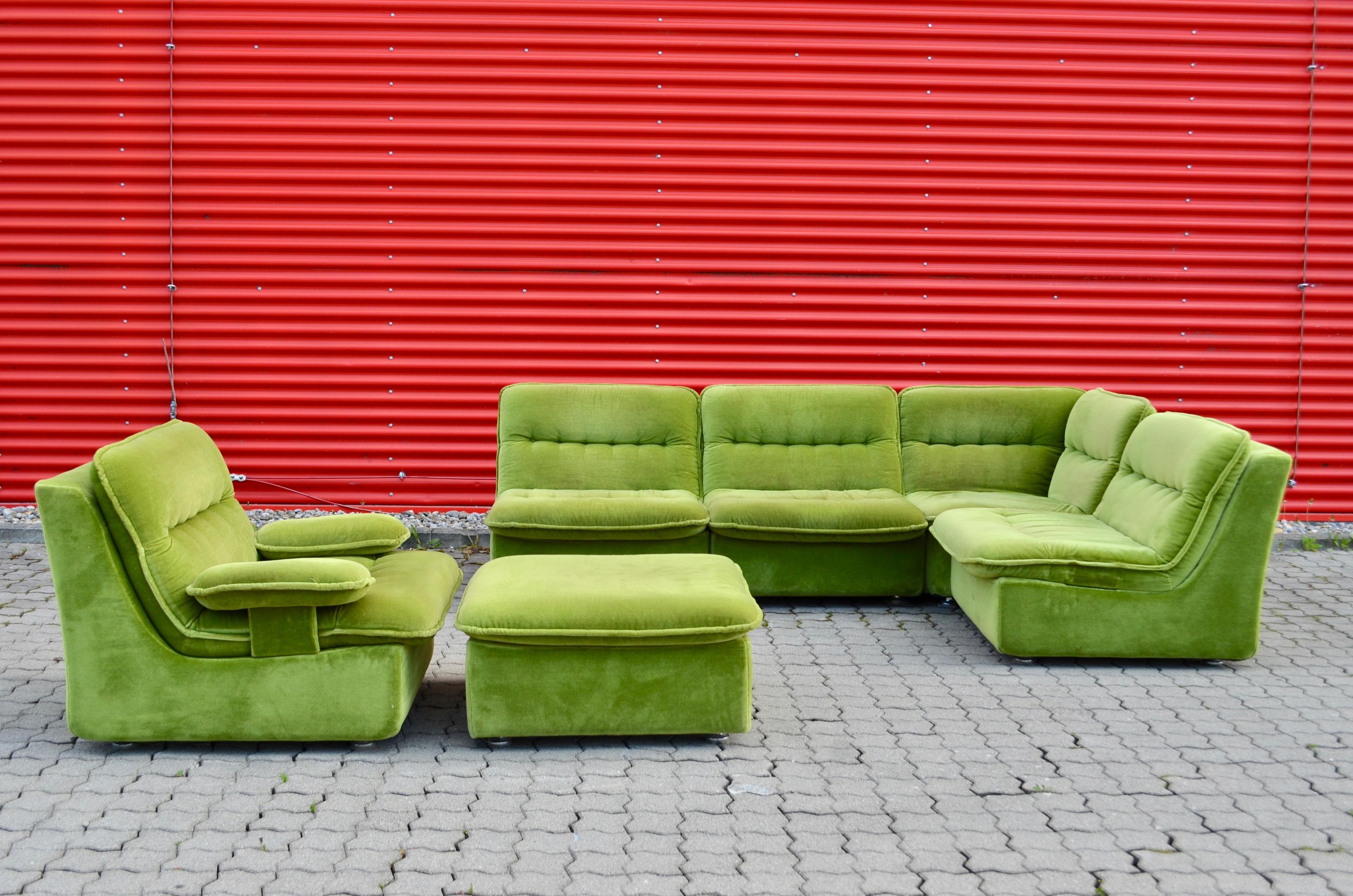 lime green sectional