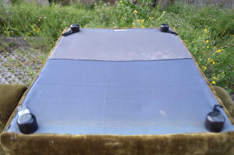 Vintage Modular Moss Green 1970s Sofa Living Room Suite at 1stDibs