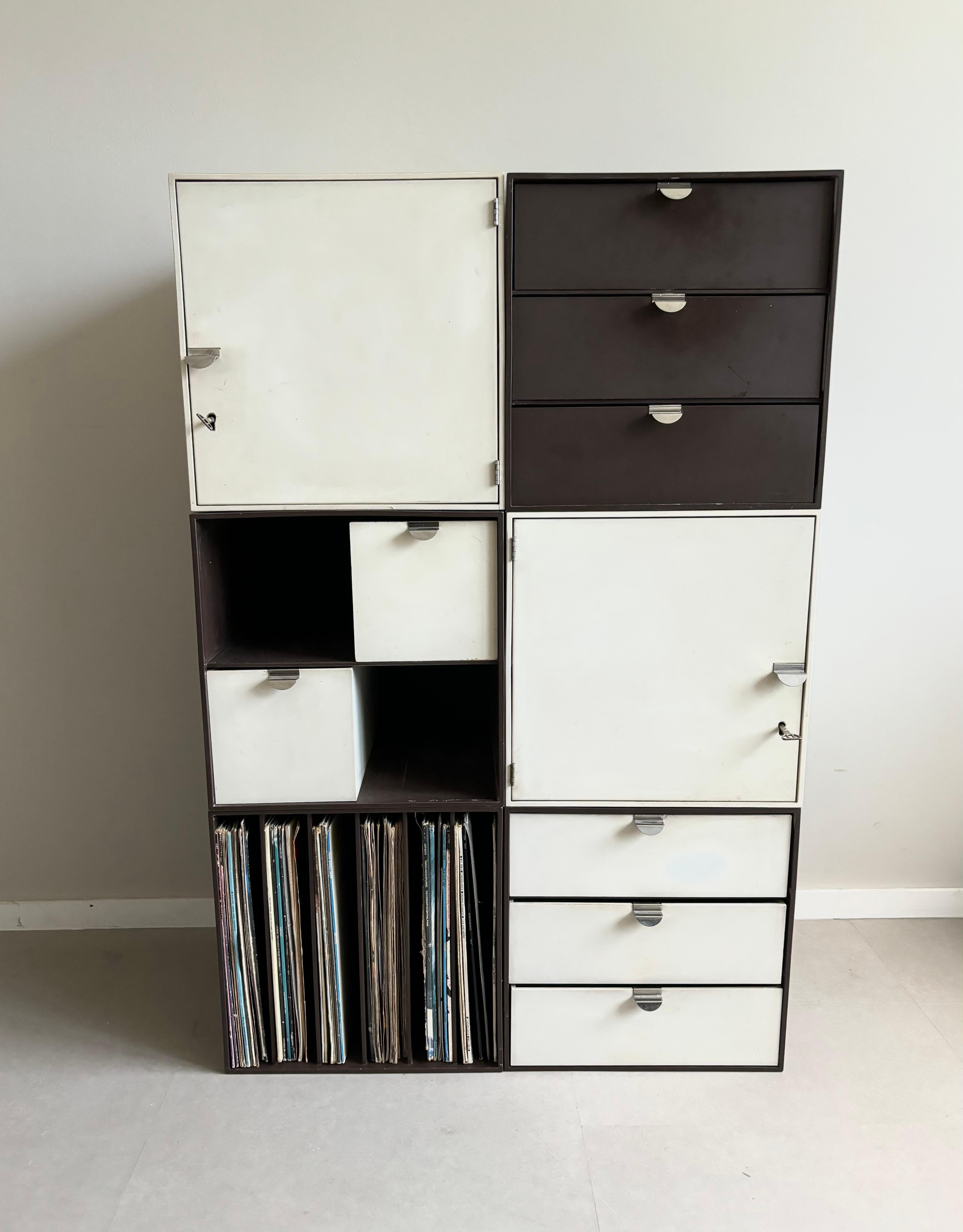 Vintage modular Palaset Palanox storage boxes from Treston Oy, Finland, 1972 For Sale 5