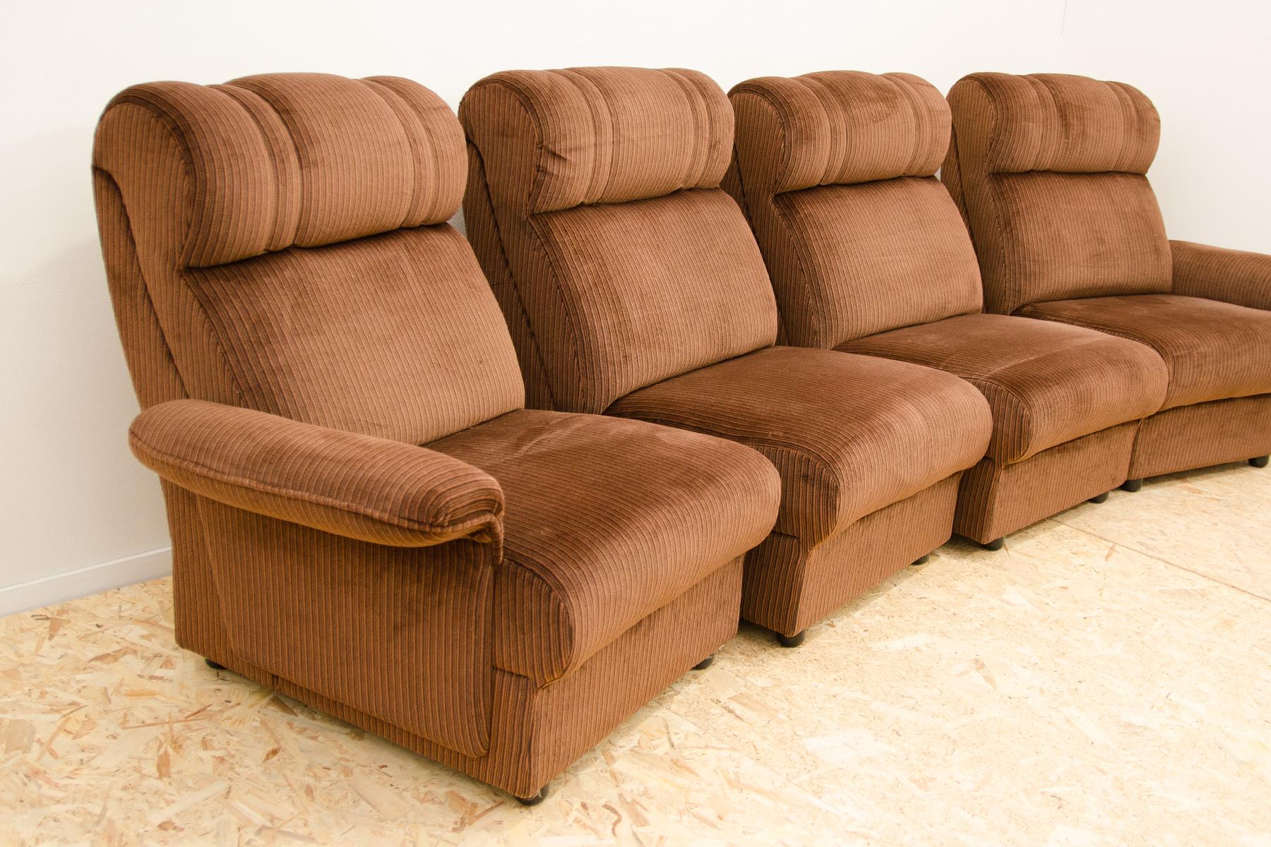 Modulares Vintage-Sofa, 1980er Jahre, Westeuropa im Angebot 4