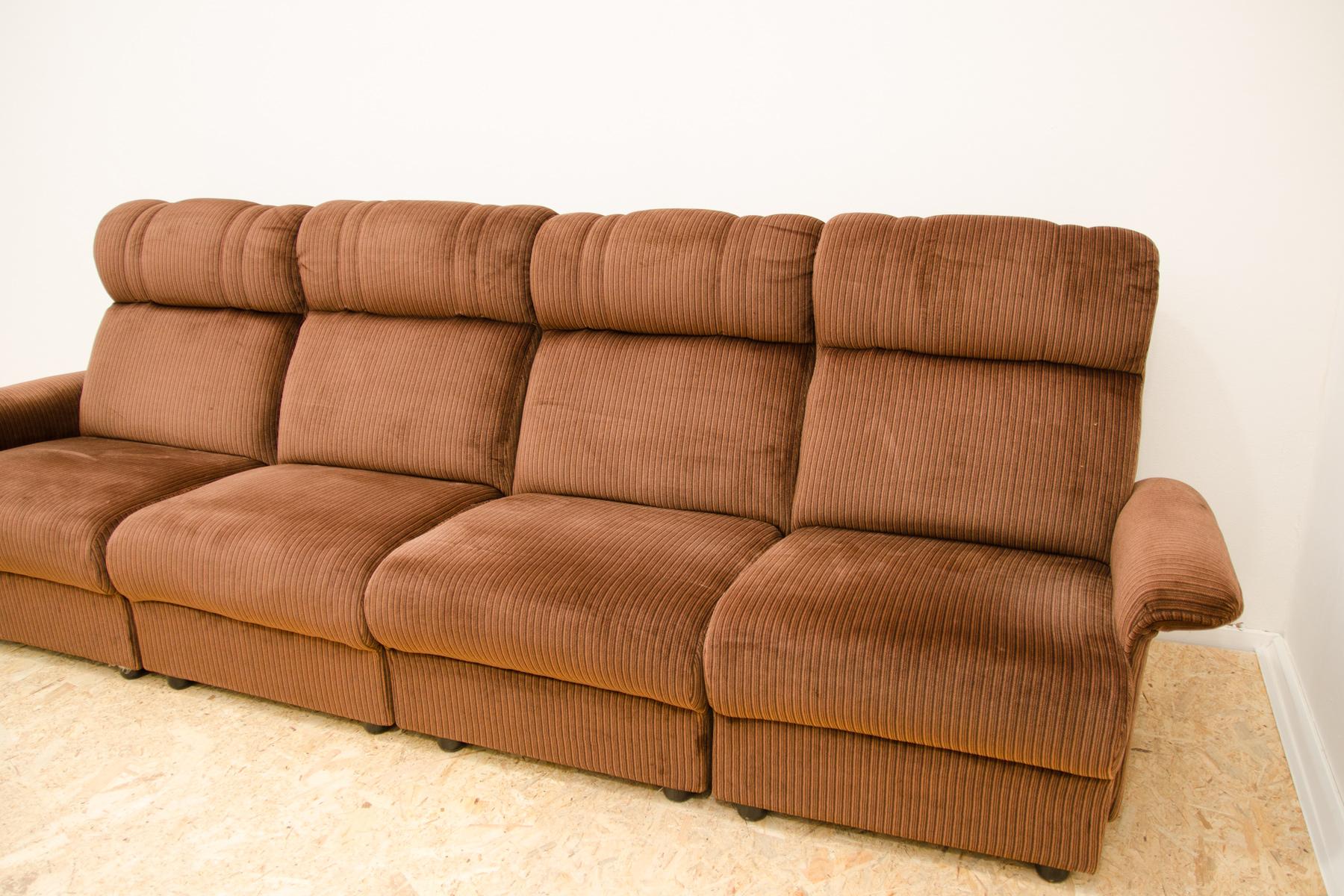 Fabric Vintage modular sofa, 1980´s, West Europe For Sale
