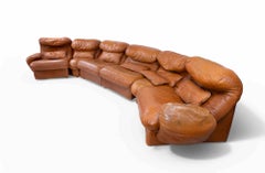 Vintage Modular Sofa Set in the Style of Vico Magistretti, 1970s