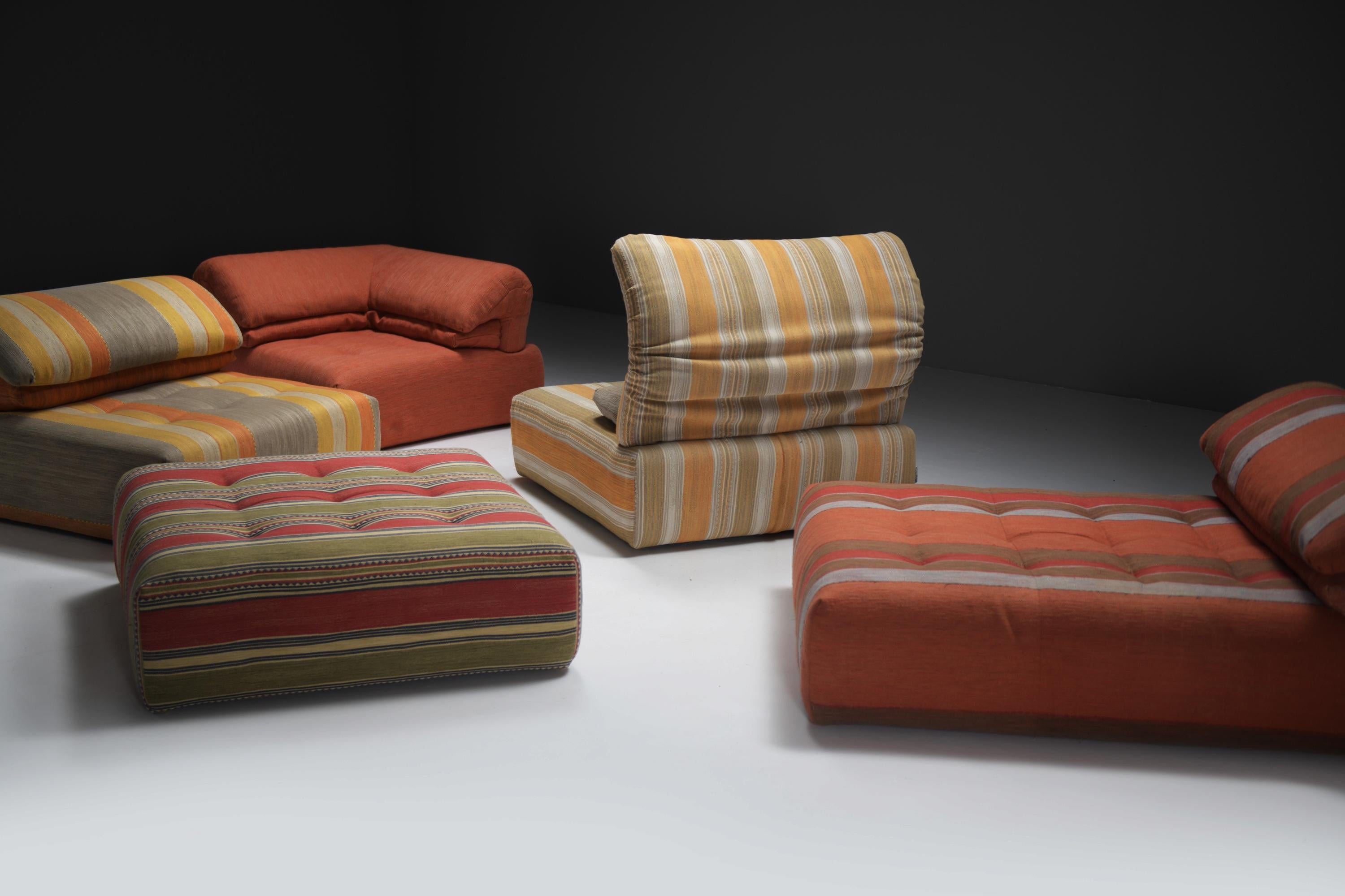 Canapé modulaire Vintage 'Voyage Immobile' par Hans Hopfer pour Roche Bobois France en vente 5