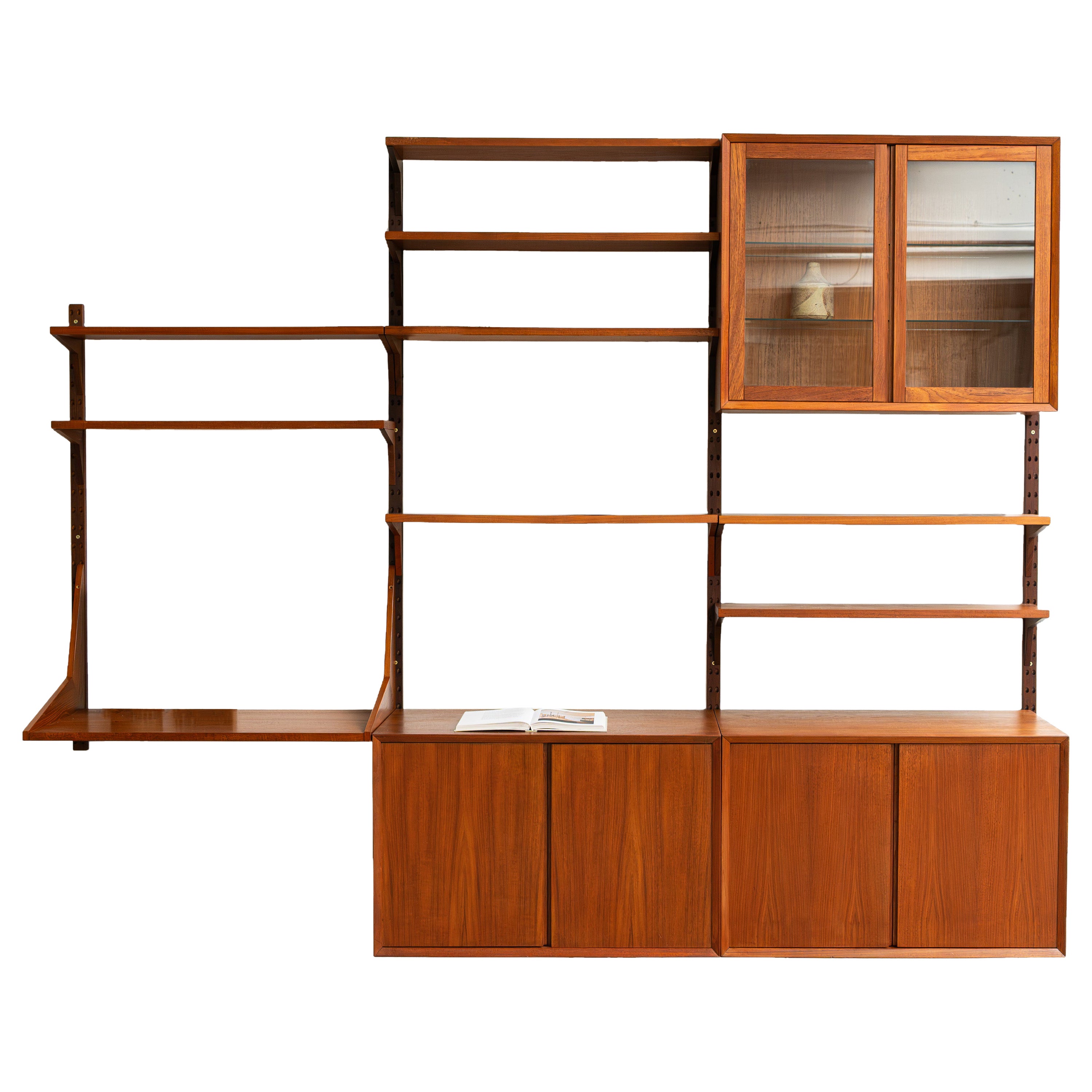 Pensile modulare vintage di Poul Cadovius per CADO, Danimarca, anni '60