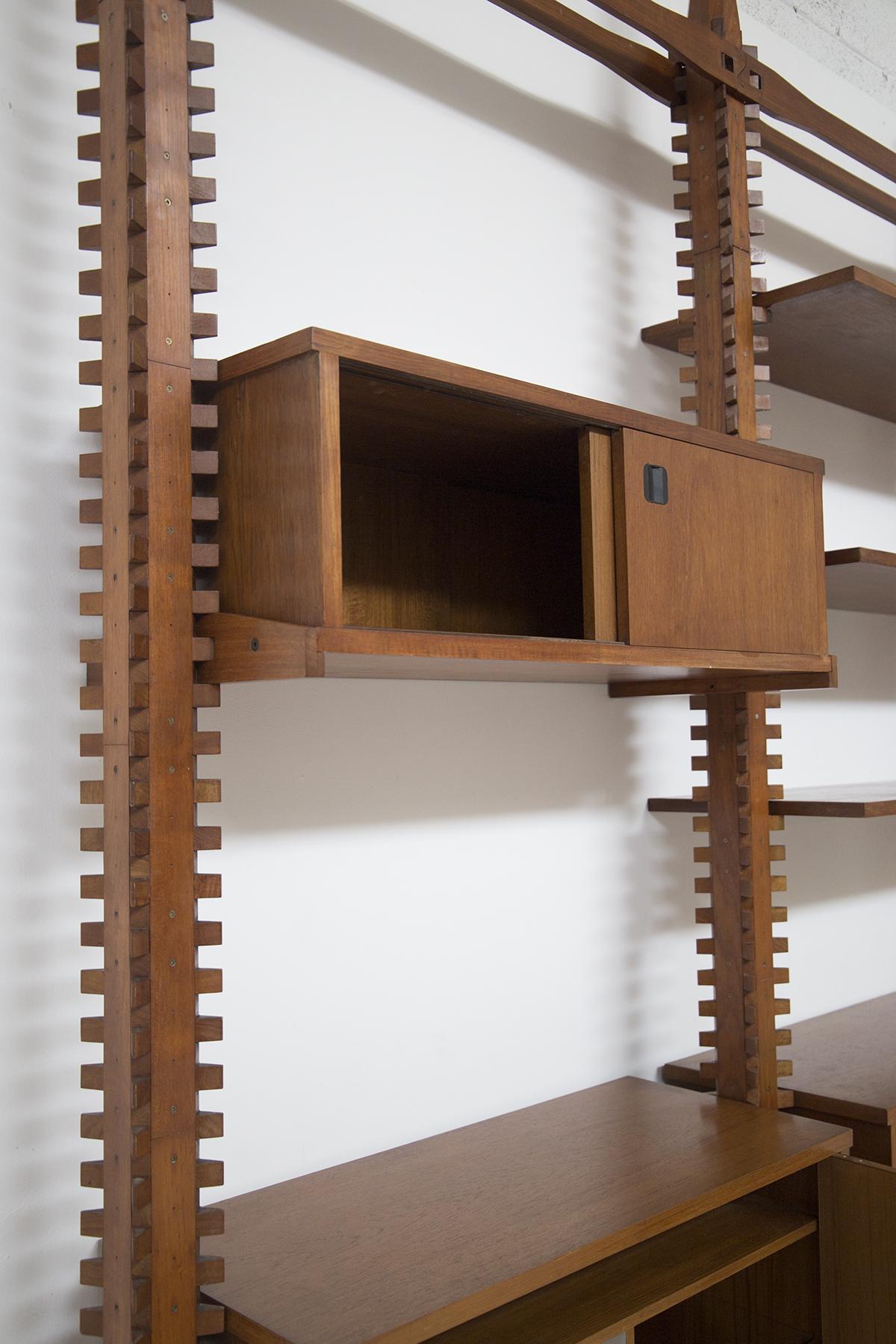 Modulares Holz-Bücherregal von Ico Parisi im Angebot 7
