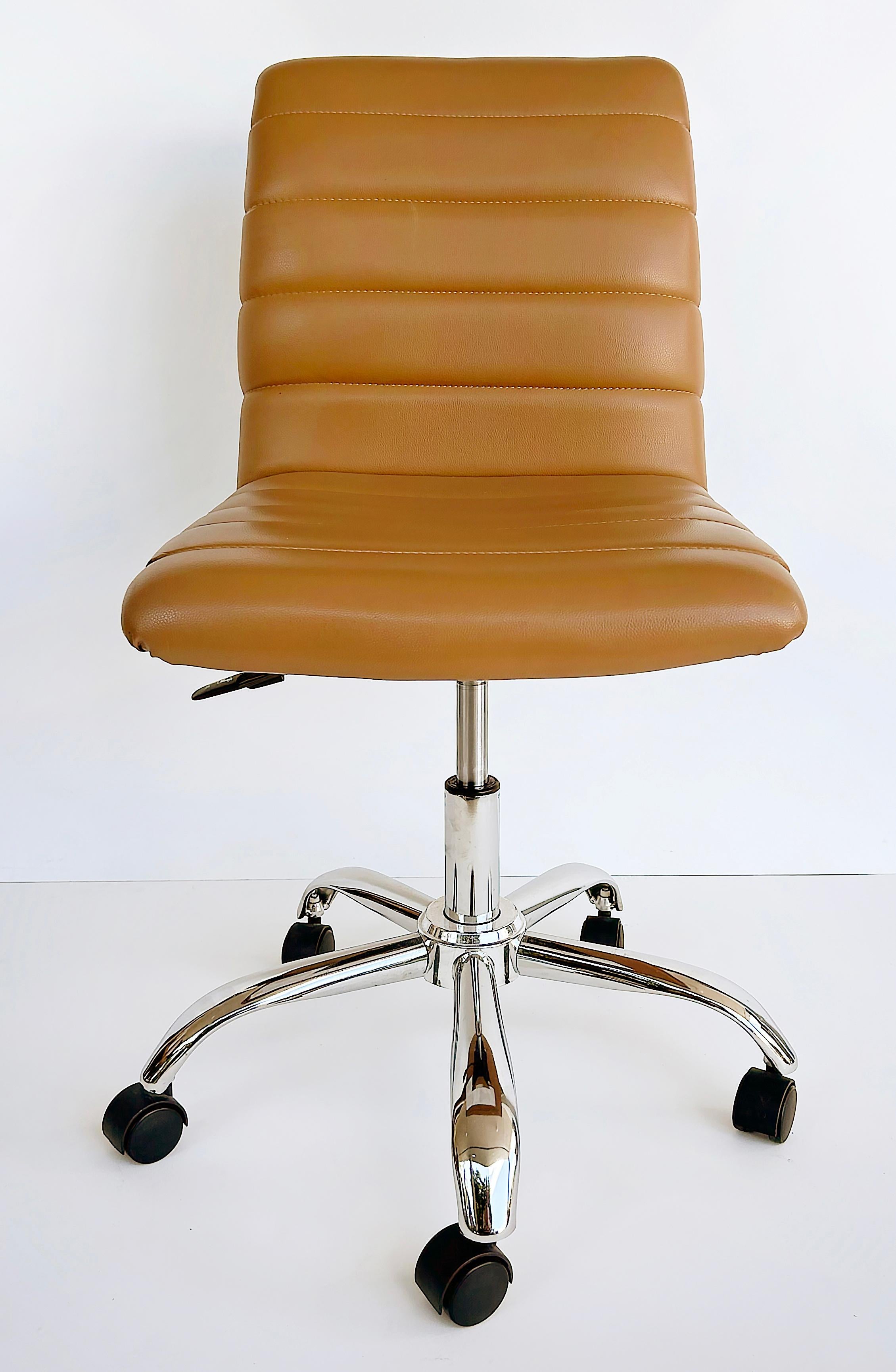 Moderne Vintage Modway Chaises de bureau à hauteur réglable sur roulettes, lot de 6 en vente