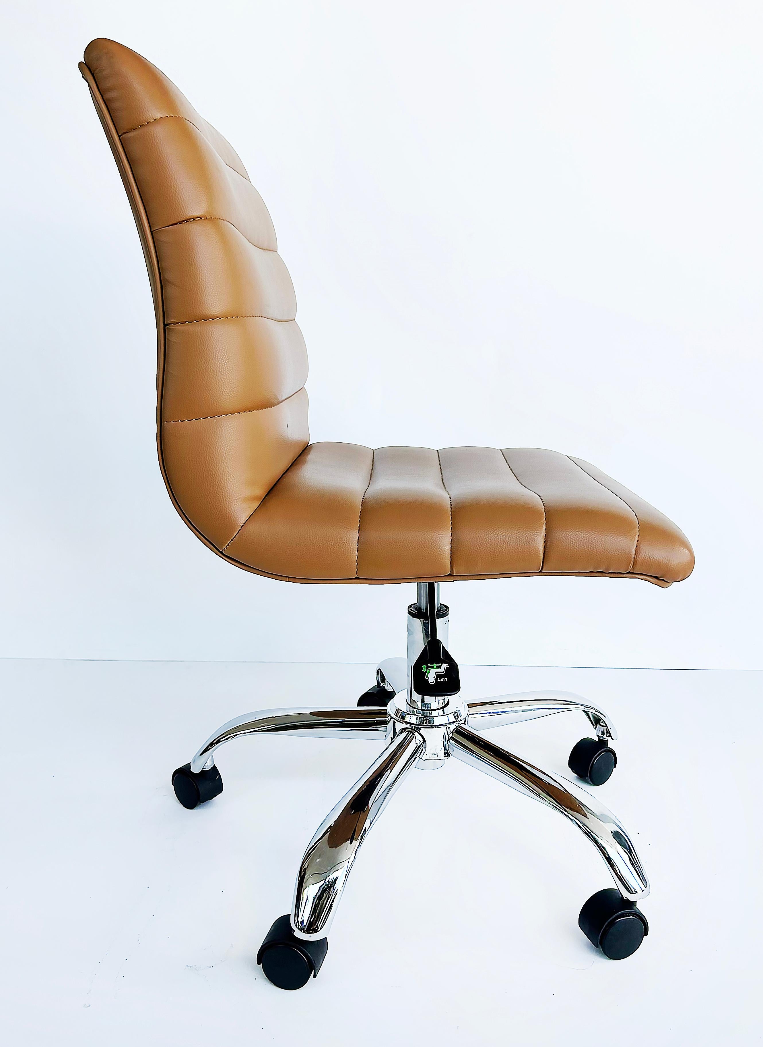 Métal Vintage Modway Chaises de bureau à hauteur réglable sur roulettes, lot de 6 en vente