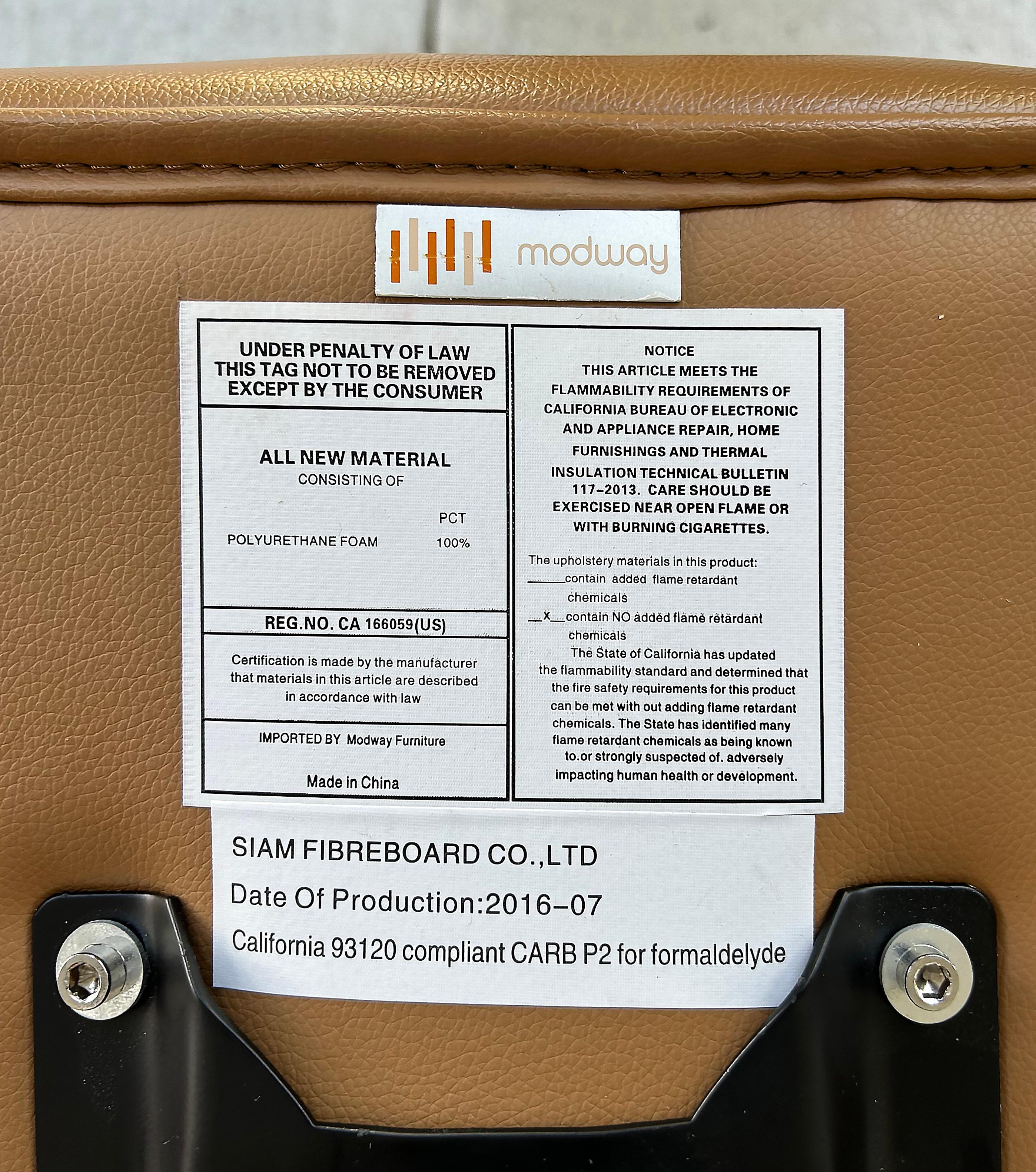 Vintage Modway Sedie da scrivania in ecopelle ad altezza regolabile su rotelle, set di 6 in vendita 7